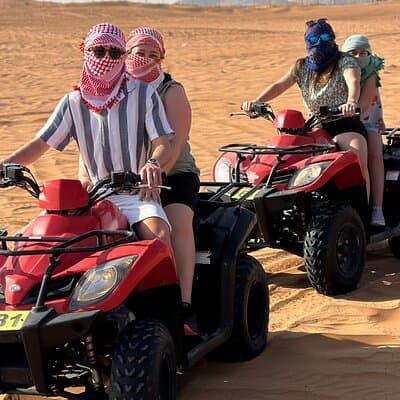 Dubai Morning Desert Safari with Quad Bike sharing Car