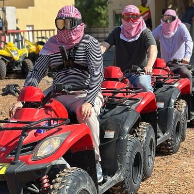 Dubai Morning Desert Safari with Quad Bike sharing Car 3