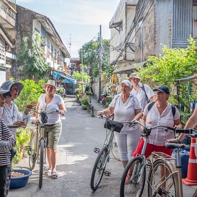 Bangkok: Bike and Longtail Boat Tour with Lunch 2