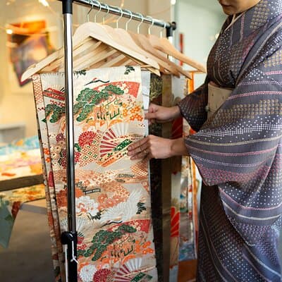 Kimono Art Workshop in Tokyo 3