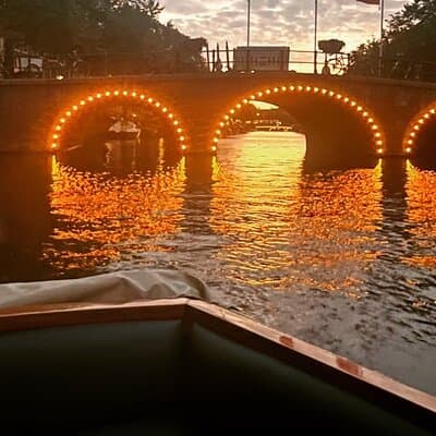 Amsterdam Private Dinner Cruise incl Drinks & 3-course Dinner 3hr 4