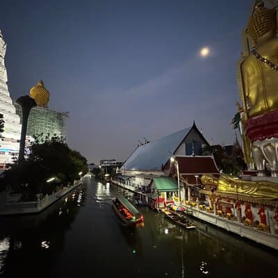 Bangkok: Discover Thonburi by Night: Evening City Bike Tour 2