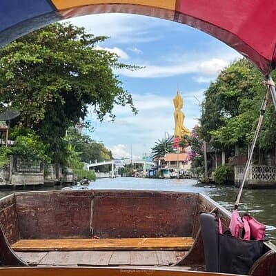 3-Hour Private Canal Boat Tour in Bangkok (Multiple Stops)