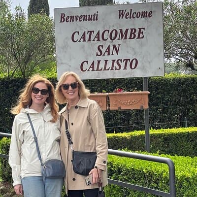 Catacombs, Appian, Aqueducts, in a Fiat500 with a local, Pick-up 2