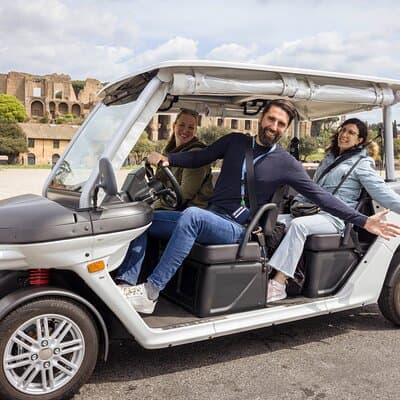 Rome: Explore Rome on a Private Golf Cart Tour – Highlights&Views