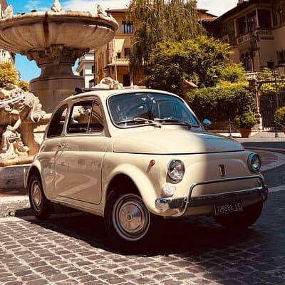 Rome: Retro Fiat 500 Car Tour with Pro Photographer 2