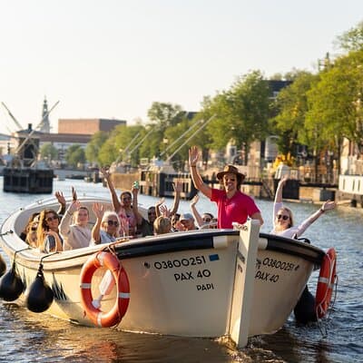 Amsterdam All-Inclusive 90-Minutes Canal Cruise by Captain Jack
