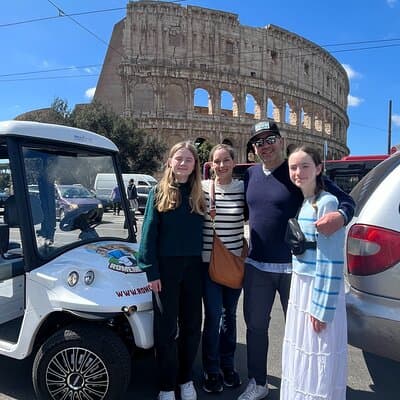 Rome in Golf Cart 4 hours Private Tour with Pickup from hotel 2