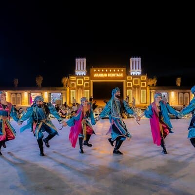 Dubai Desert Safari at Arabian Heritage Luxury Camp 3