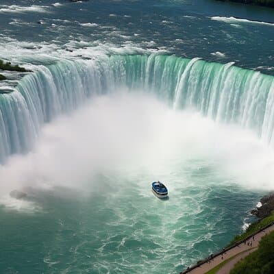 USA Side Maid of the Mist Boat and Cave of the Winds express tour 4