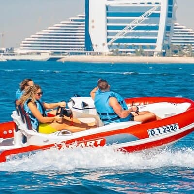 120 MINUTES Dubai Private Self-Drive SeaKart Jet Ski Boat Tour 4