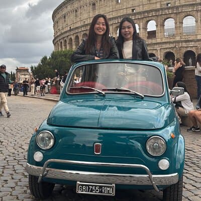 Rome: Retro Fiat 500 Car Tour with Pro Photographer 5