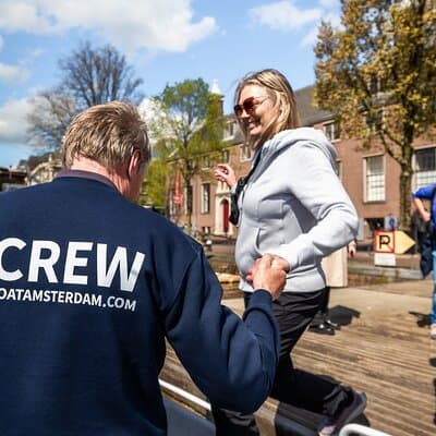 Amsterdam Open Boat Cruise in Old City Centre with Drinks Options 4