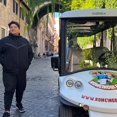 Rome in Golf Cart 4 hours Private Tour with Pickup from hotel 4