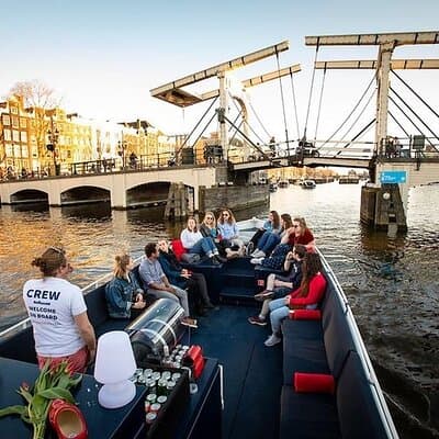 Amsterdam Canal Cruise with Open Bar - Red Light District