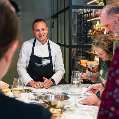 Authentic Roman Pasta & Tiramisu Experience with Italian Wine