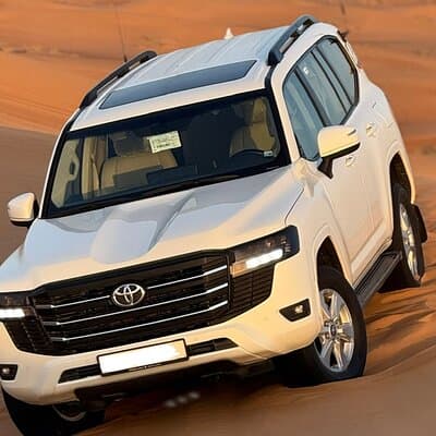 Morning Desert Safari, Dune Bashing, Camel Ride and Sandboarding