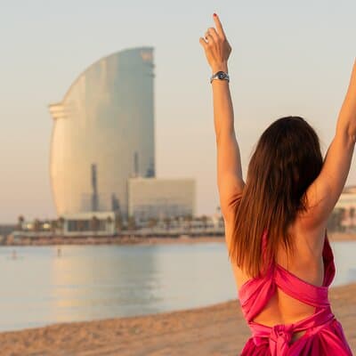 Barcelona Flying Dress photoshoot 3