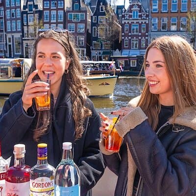 Luxury Amsterdam Canal Cruise – Unlimited Cocktails Included (1H)
