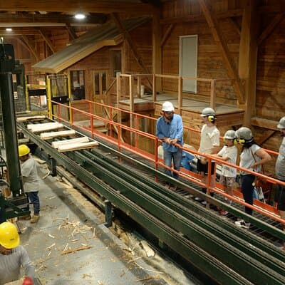 Wood Bat Mill Tour