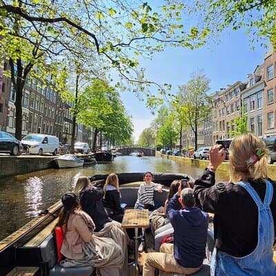 Amsterdam Canal Tour by Open Boat – 90 min Small Group Experience 3