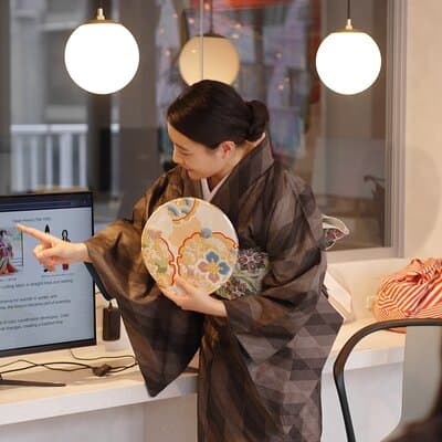 Kimono Art Workshop in Tokyo