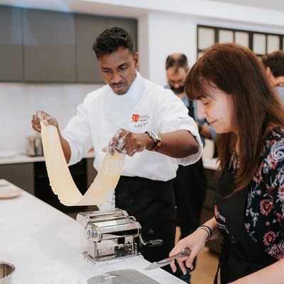 Pasta and Tiramisu Semi-Private Cooking Class with a MasterChef