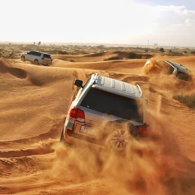 Desert Safari Dubai with Live Shows, Dune Bashing & BBQ Dinner