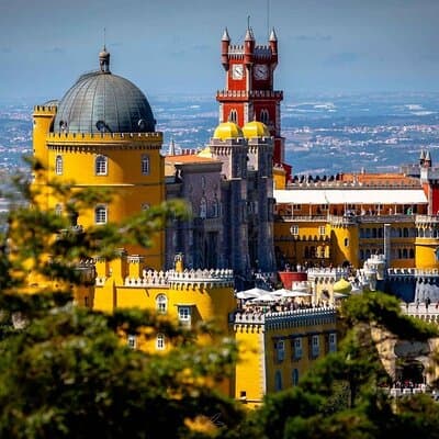 From Lisbon - Sintra and Cascais Included Entry to Pena Palace