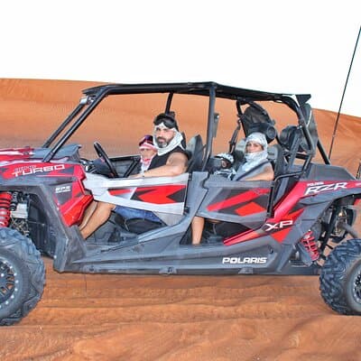 Dubai Morning Dunes Buggy Safari with Sandboarding & Camel Ride