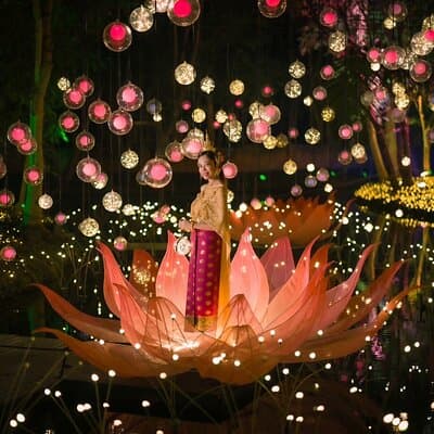 Once a Year Moment at Na Satta Park Light Festival