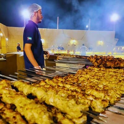 Sunset Evening Desert Safari with Dune Bashing Camel Ride & BBQ 5