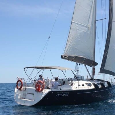 Big sailboat until 12 passengers + crew from Barcelona with Cava 2