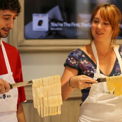Private Pasta & Tiramisu Cooking Class with Unlimited Wine