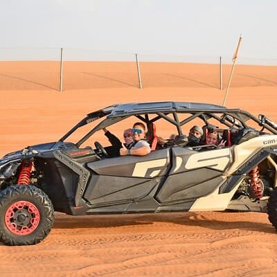 Can-Am Buggy Lahbab: 30/60 Min Camel Ride Sandboard Falcon Photo