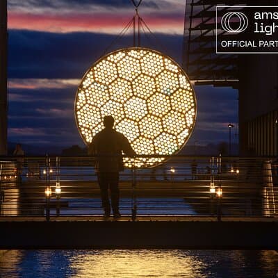 Amsterdam Light Festival Winter Walk with Stroopwafel Workshop 3