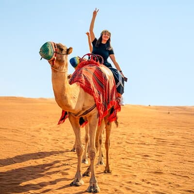 Dubai Desert Safari with Dune Bashing & Camel Ride – Half Day 2