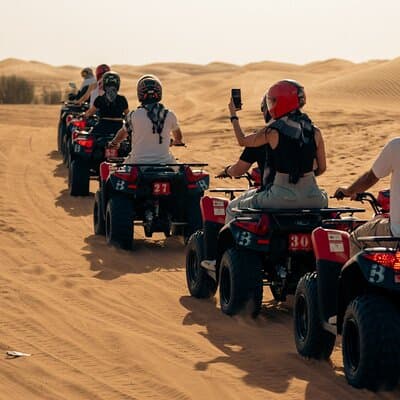 Dubai Half Day Desert Safari ATV or Buggy Ride & Sandboarding 2