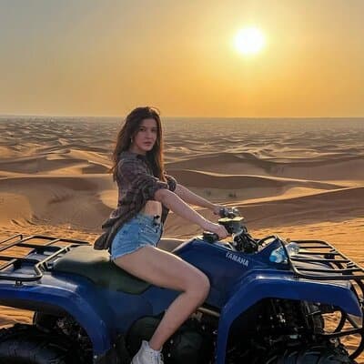 Morning Desert Safari with Quad Bike & Camel Ride & Sandboarding 4