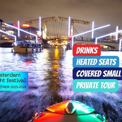 90-min Amsterdam Light Festival Tour