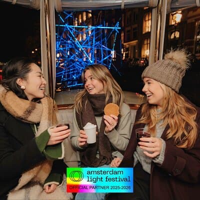 Amsterdam Light Festival: Heated Boat Cruise + Hot Drinks & Bite 4