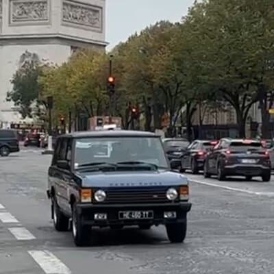 Like a Queen in Paris private tour in Range Rover classic 5