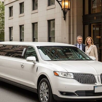 NYC VIP Private Luxury Departure ride via Stretch Limousine, Van, Sedan or SUV