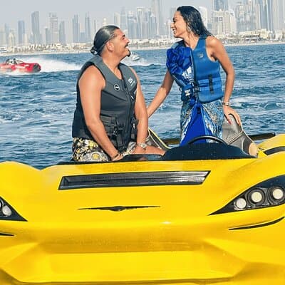 Dubai Jetcar Ride 30 Min + Burj Al Arab View + Free Snacks