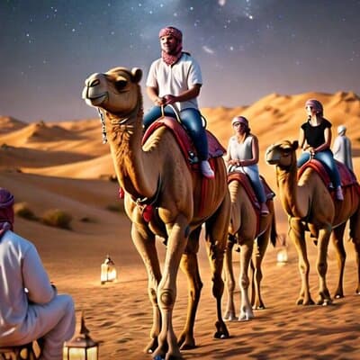 Dubai Desert Safari, Private Car Tour, Camel Ride, Sand-boarding 2