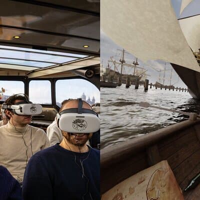 Amsterdam: Luxury Canal Cruise with Historic VR Experience