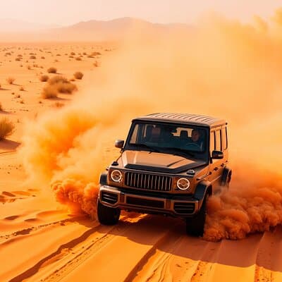 VIP Red Dune Safari with Pick/Drop BBQ/Dinner Camelride Sandbord 2