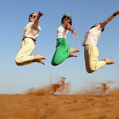 Dubai Evening Desert Safari: 4x4 Pickup/Drop, Camel, BBQ & Shows 4
