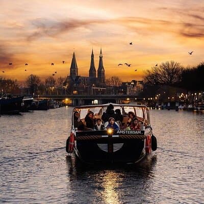 Amsterdam Evening (Sunset) Canal Cruise with optional drinks