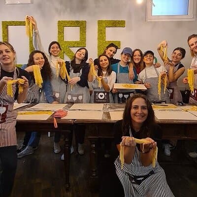 From Rome: Pasta & Tiramisù Cooking Class near Spanish Steps